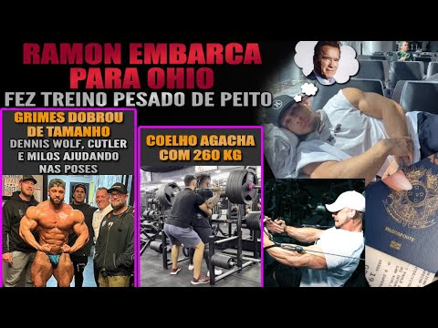 Ramon embarca para o Arnold Ohio 2022 + Regan Grimes com time de peso + Urs também embarca + Coelho
