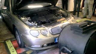 preview picture of video 'Rover 75 CDTi 160 Remap Dyno Run'