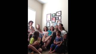 I Love The Mountains, Song Sung in a Round, by the Singing Grandma and her daughters/grandkids