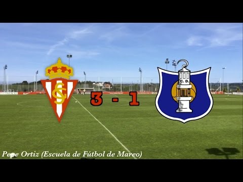 Real Sporting de Gijón ''B'' 3, C.D. Tuilla 1. Resumen.