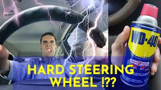 HOW TO FIX HARD STEERING WHEEL?.... the best solution before doing anything else!!!
