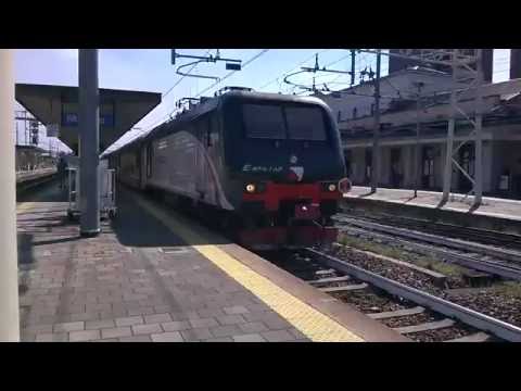 E464 198 Trenord+5 2 piani Trenord e XMPR - Monza 06/07/2016