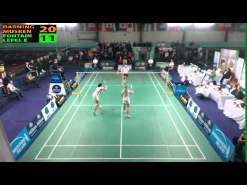 F - WD - S.Barning/ E.Muskens vs A.Fontaine/ E.Lefel - 2012 Carlton Irish Open