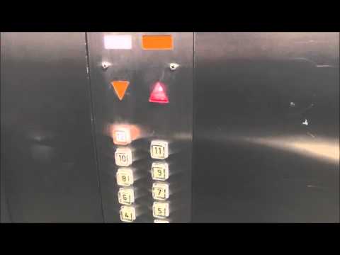 some Schindler R-Series traction elevators @ Kurt Schumacher Alle 4, Hamburg