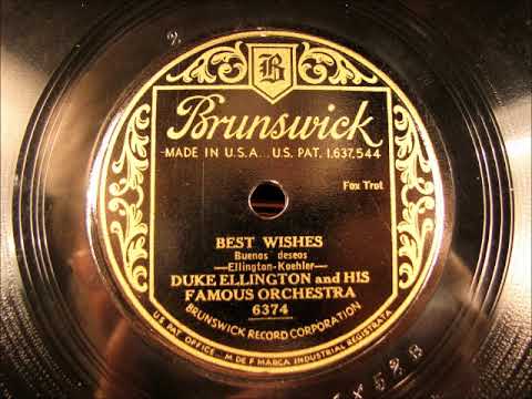 BEST WISHES by Duke Ellington 1932