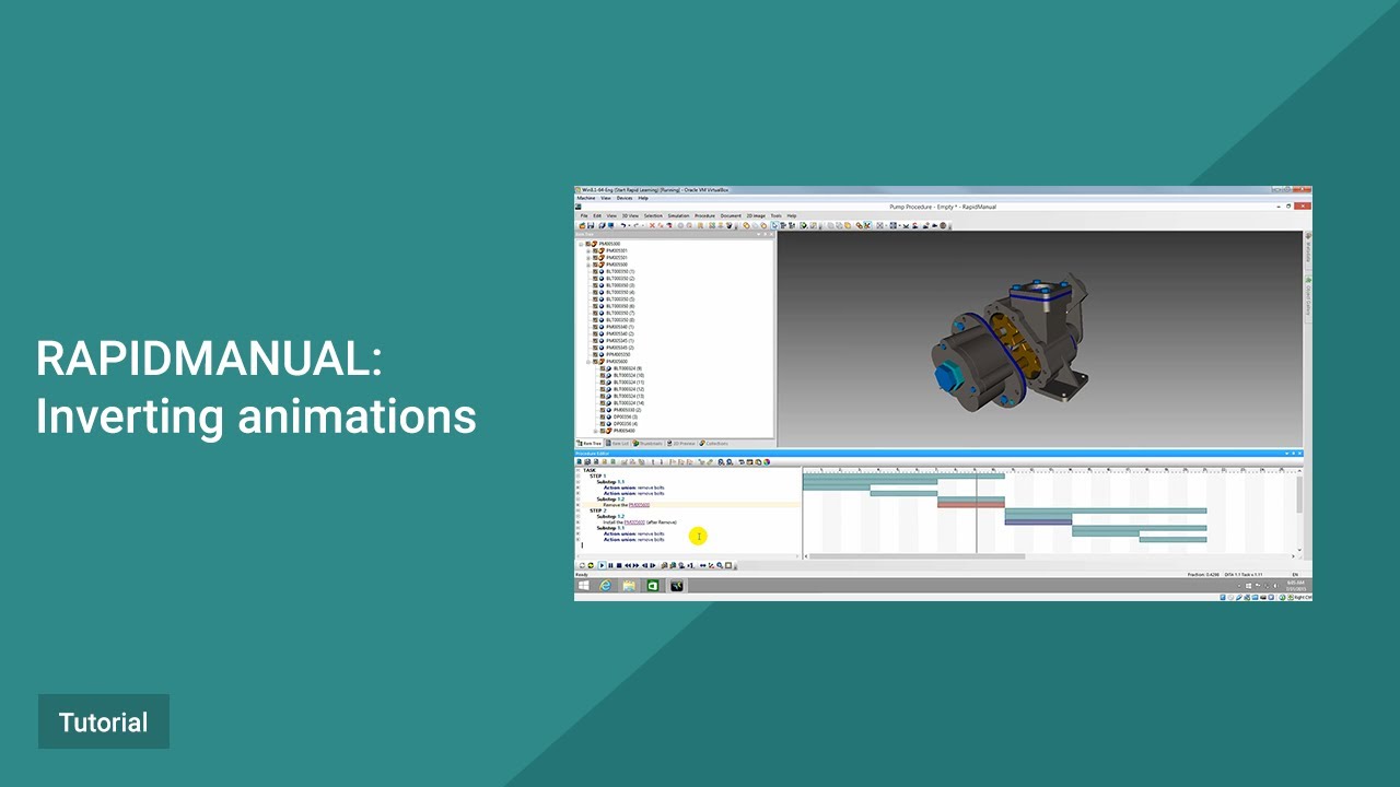 RapidManual Tutorial. Inverting animations