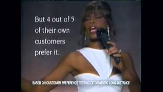 Whitney Houston AT&amp;T &quot;TRUE VOICE&quot;  Commercial 1994