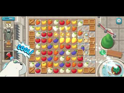 We Bare Bears Match3 Repairs Level 454 - No Boosters