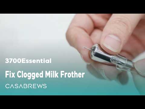 3700 ESSENTIAL™: How to Clean the Clogged Milk Frother