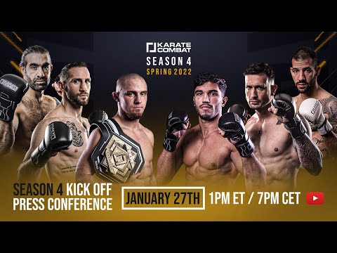 Karate Combat Season 4 Kick-off Press Conference