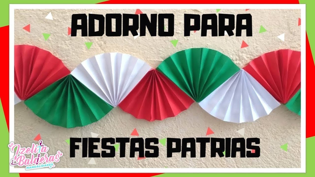 Watch Adorno para fiestas patrias - Decoración para el 15 de Septiembre Now Adorno para fiestas patrias - Decoración para el 15 de Septiembre
