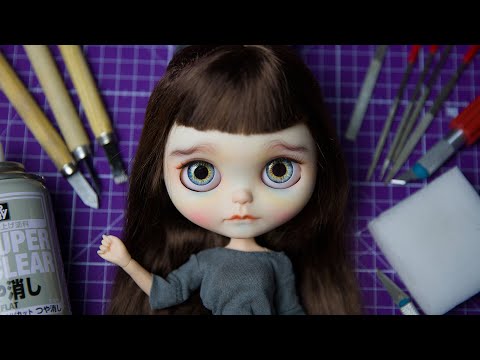 Make your first Blythe doll - sanding, carving and MSC!