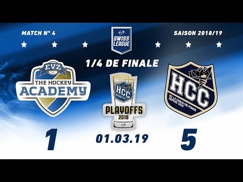 01.03.2019 EVZ Academy - HC La Chaux-de-Fonds (1-5)