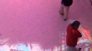 Interactive Floor Installation in Kuwait - Graffiti Theme