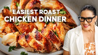 1 HOUR Complete Roast Chicken Dinner w Potatoes & Gravy | Marion’s Kitchen