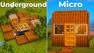 3 Simple Starter Bases for Survival Minecraft! #12