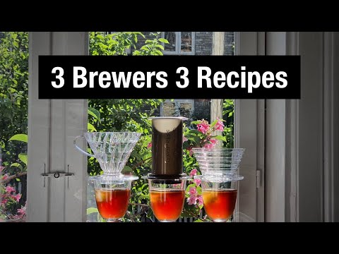 3 Iced Coffee Recipes With 3 Different Brewers!