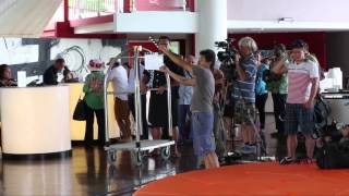 Les coulisses du tournage Au large d'une vie, un court-métrage tourné à Tahiti