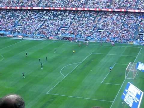 Atlético Madrid Goal vs. Racing Santander - Sept. 12 2009