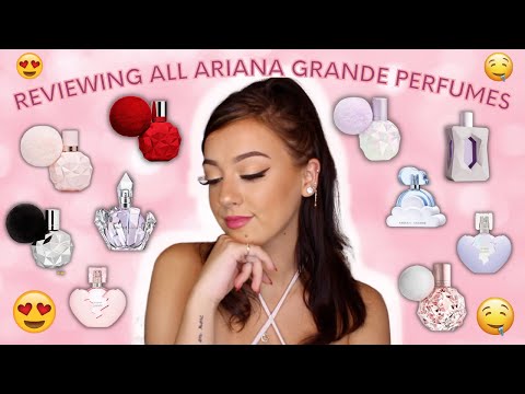 REVIEWING ALL THE ARIANA GRANDE PERFUMES IN ORDER!!! WORTH THE HYPE?? MY FAVORITE?!?!