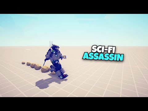 SCI-FI ASSASSIN VS EVERY UNITS - Totally Accurate Battle Simulator TABS
