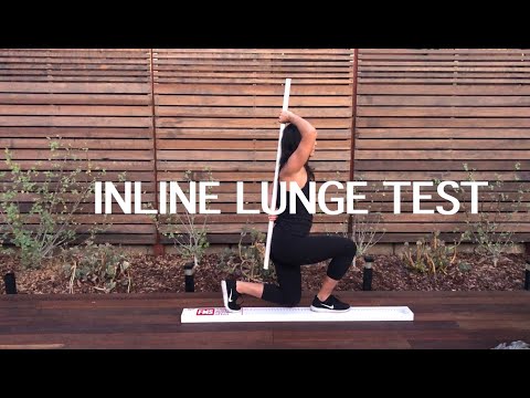 MECHANICS: Inline Lunge Test