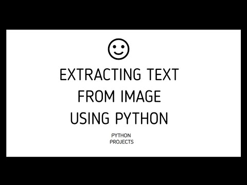 Extracting Text From Image Using Python Programm Python Scripts