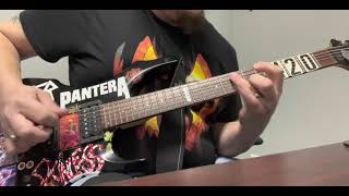 Megadeth 1000 Times Goodbye Guitar Cover
