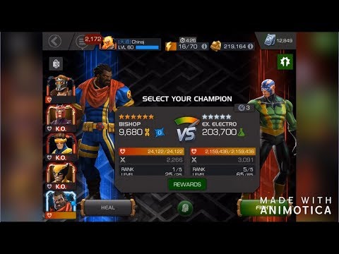 6 star Bishop vs  Electro (Labyrinth of Legends)