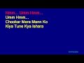 Chookar Mere Mann Ko - Kishore Kumar Hindi Full Karaoke with Lyrics