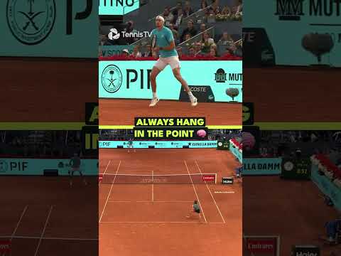 Hustle and Tennis IQ 🏃‍♂️‍➡️