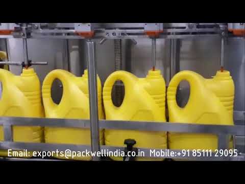Automatic edible oil filling machine for 500ml to 5 Liter