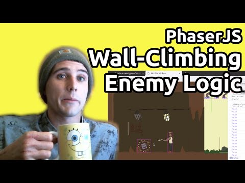 [90c4d8c] Wall-climbing enemy logic in Phaser 3