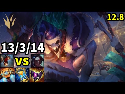 Fiddlesticks Jungle vs Kayn - EUW Master | Patch 12.8