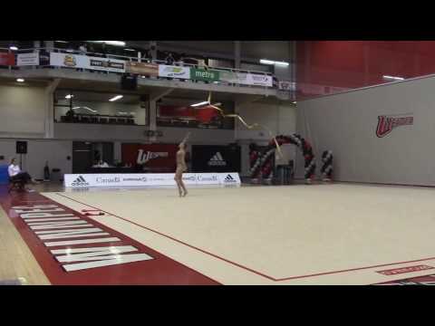 Carmen Whelan Senior Ribbon 2016 CDN Championships RG Comp B