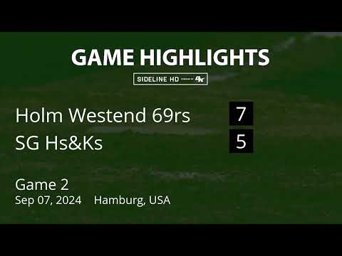 Game 2 Highlights Holm Westend 69rs vs SG Hanseatics Knights 3 07SEP2024