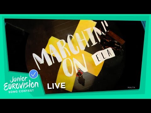 Ela - Marchin’On - LIVE - Malta 🇲🇹 - Junior Eurovision 2018