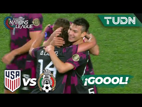 Incredible! Diego Lainez's GOAL | USA 1-2 Mexico | CONCACAF Nations League - Final | TUDN