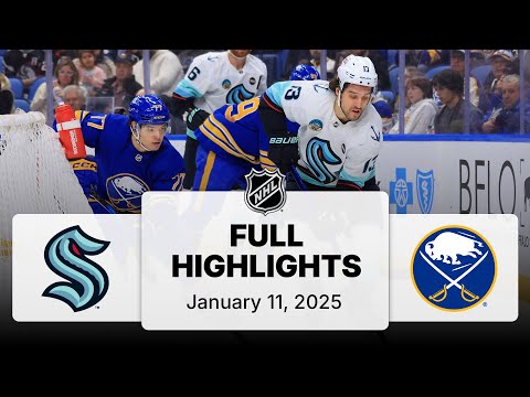 NHL Highlights | Kraken vs. Sabres | January 11, 2025