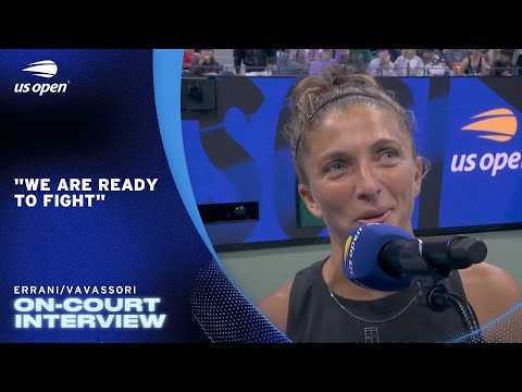 Errani/Vavassori On-Court Interview | 2025 US Open Semifinal