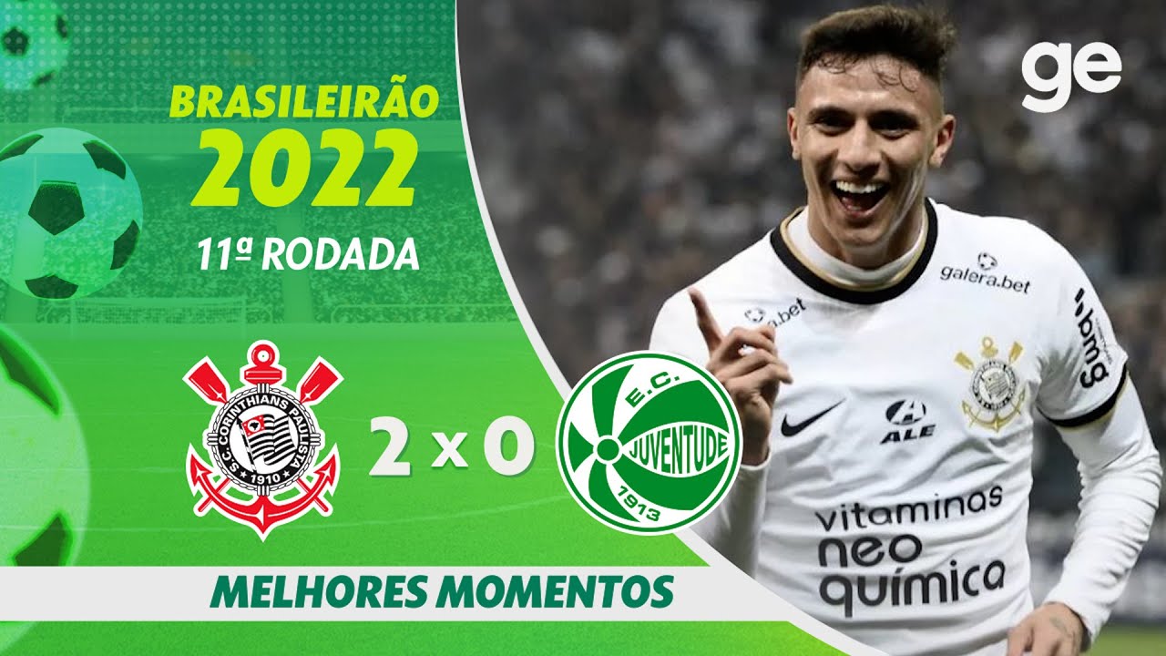 CORINTHIANS 2 X 0 JUVENTUDE | MELHORES MOMENTOS | 11ª RODADA BRASILEIRÃO 2022