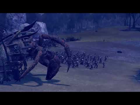 Warhammer 2 Total War- High Elves vs Rogue Pirates, Epic Battle with the Rotting Leviathan!