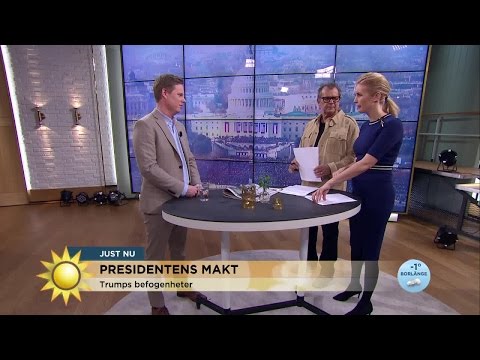 "Trump kan i princip starta krig på egen hand" - Nyhetsmorgon (TV4)