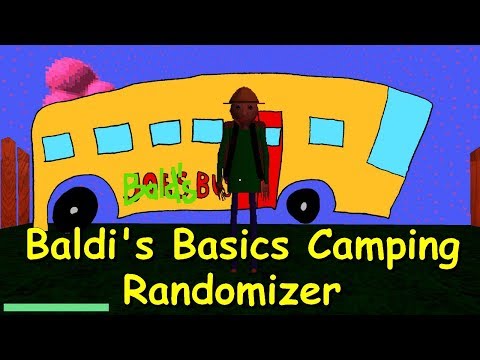 Baldi's Basics Camping Demo Randomizer  - Baldi basics field trip Mod