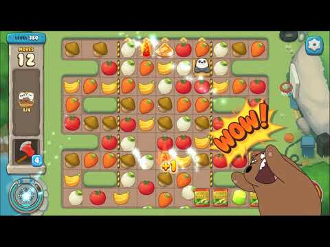 We Bare Bears match3 repairs level 380