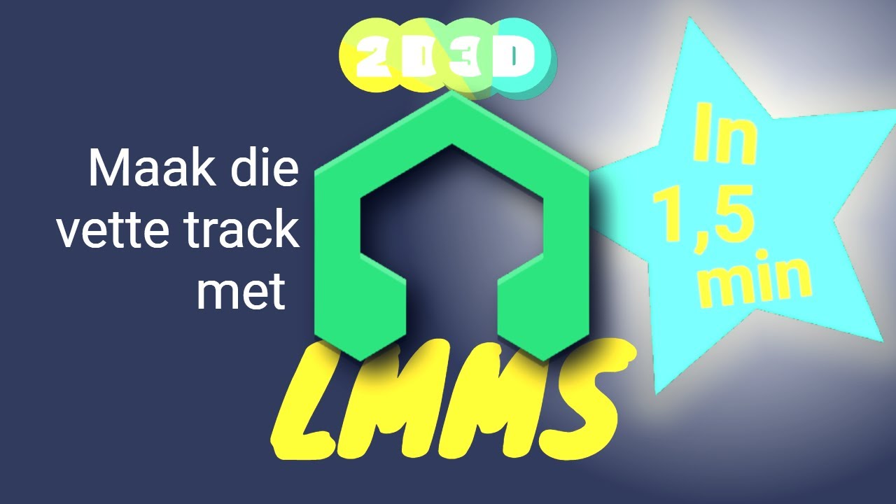 LMMS in 1,5 min - digitaal dikke vette muziek maken op je laptop.