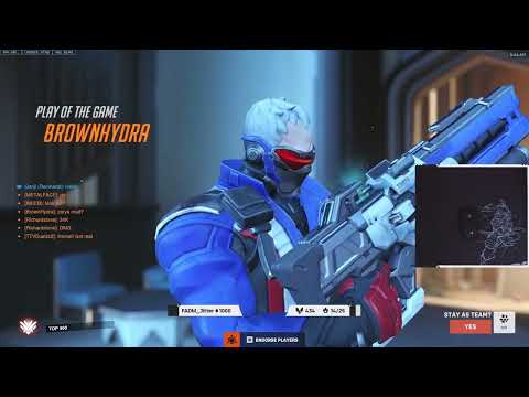 GALE HITSCAN GOD - SOLDIER 76! POTG! [ OVERWATCH 2 TOP 500 SEASON 6 ]