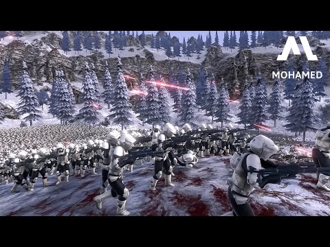 10.000 Battle Droids vs 10.000 Scout Troopers- Ultimate Epic Battle Simulator 2- UEBS 2