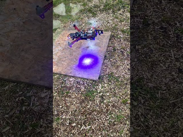 50W Laser Drone in Flight