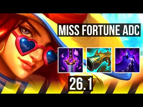 MISS FORTUNE & Braum vs JHIN & Alistar (ADC) | 47K damage | KR Master | 26.1